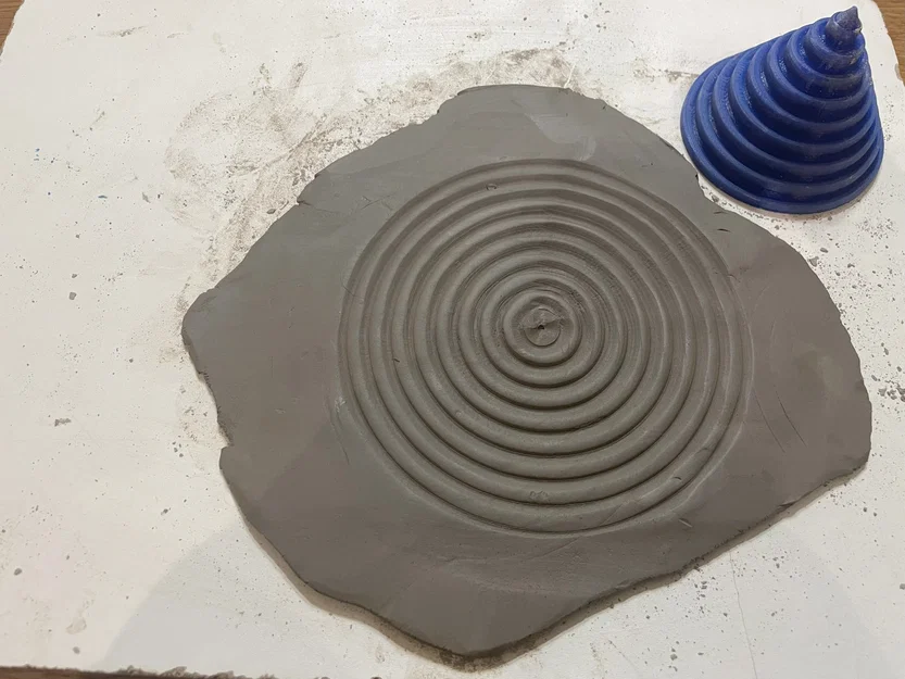 Con Dấu Hình Nón Tròn Vườn Thiền Cho Đất Sét - Image 2