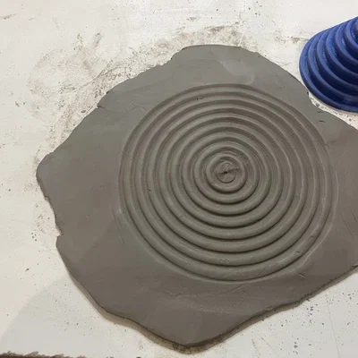 Con Dấu Hình Nón Tròn Vườn Thiền Cho Đất Sét