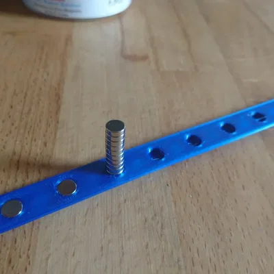 Thanh giữ đồ bằng nam châm (cho nhiều kích cỡ nam châm khác nhau)