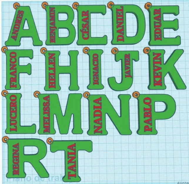 Chữ Cái Làm Móc Khóa - Image 1