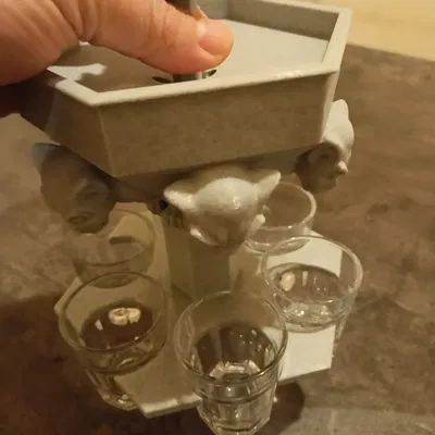 Panákovač - chrliče - Bộ Rót Rượu 6 Ly Thời Trang