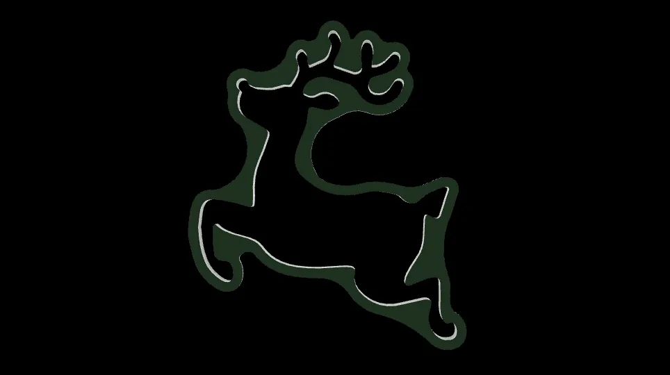 Khuôn Cắt Bánh Hình Tuần Lộc Giáng Sinh - Image 2