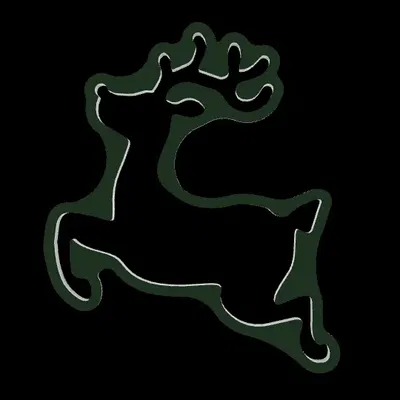 Khuôn Cắt Bánh Hình Tuần Lộc Giáng Sinh