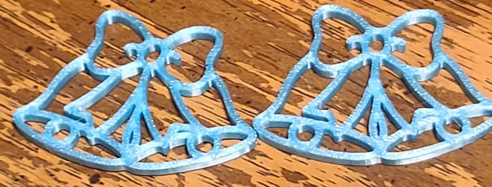 2D Christmas Bell Earrings - Image 3