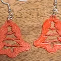 2D Christmas Bell Earrings - Thumbnail 5