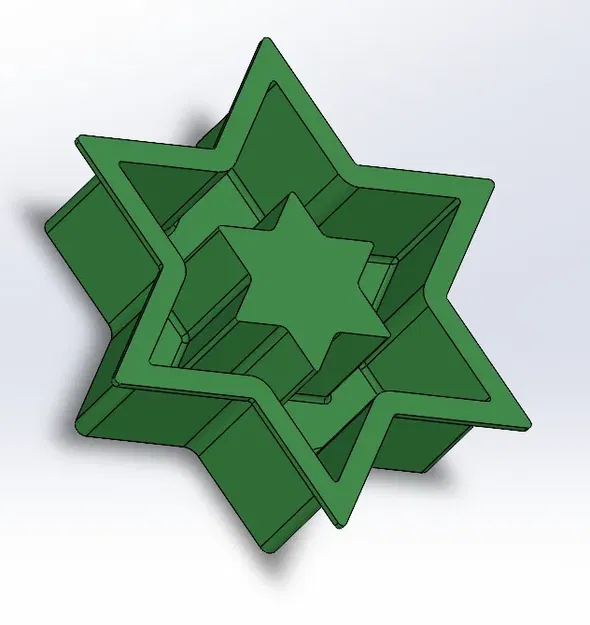 Khuôn thạch cao hình ngôi sao có ruột / Sternform - Image 1