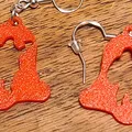 2D Christmas Bell Earrings - Thumbnail 11