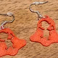 2D Christmas Bell Earrings - Thumbnail 13