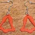 2D Christmas Bell Earrings - Thumbnail 15