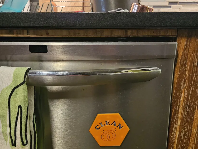 Magnetic Dishwasher Clean/Dirty Sign - Image 4