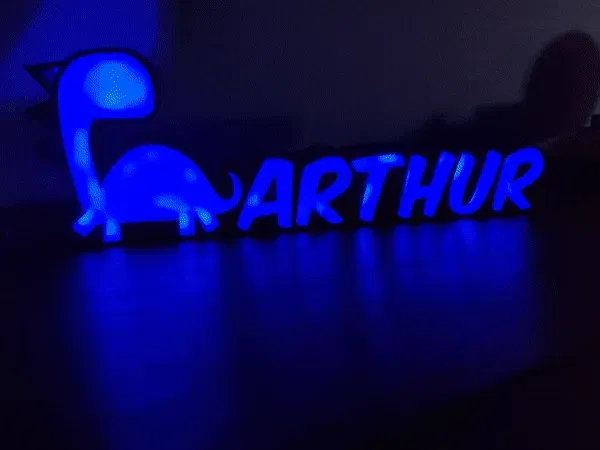 Dino led lamp for kids - Image 1