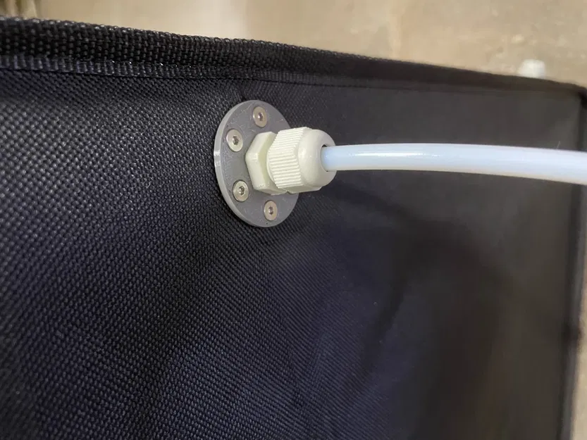Sunlu/Creality Enclosure M12 cable gland for PTFE Tube - Image 4