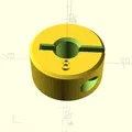 Drilling Bounding Ring/Drill Stop using M3 screws and heat inserts made with OpenSCAD - Thumbnail 2