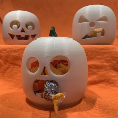 Pumpkin Candy Jar Treat