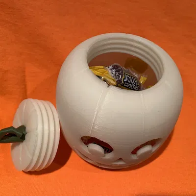 Pumpkin Candy Jar Treat