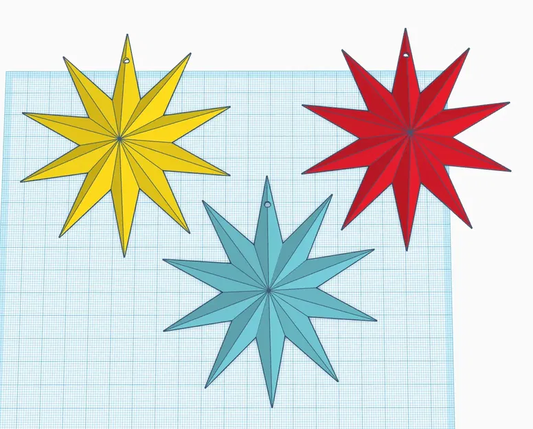 Móc Treo Trang Trí Ngôi Sao Giáng Sinh - Image 1