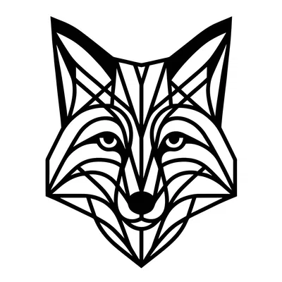 Mặt Cáo Hình Học - Tranh Treo Tường