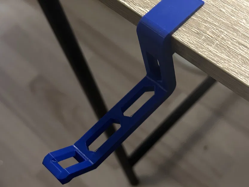 Móc Treo Tai Nghe Hình Lục Giác Có Kẹp (Không Cần Vít) - Image 1