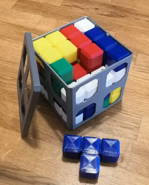 Hộp Xếp Hình Tetromino 3D (Tùy Chỉnh Được) - Image 1