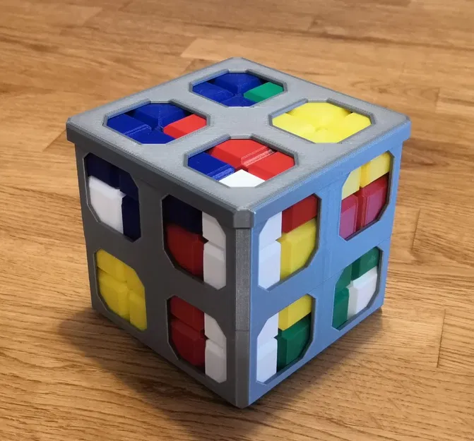 Hộp Xếp Hình Tetromino 3D (Tùy Chỉnh Được) - Image 2