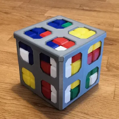 Hộp Xếp Hình Tetromino 3D (Tùy Chỉnh Được)