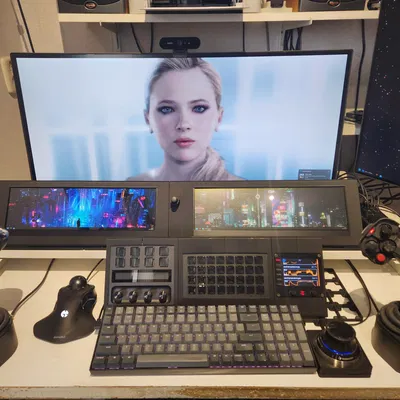 Module Bảng Điều Khiển Gridfinity Cho Bộ Mã Hóa Quay Knobster