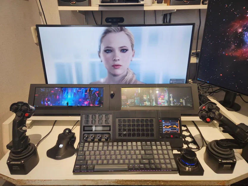 Bảng điều khiển Gridfinity cho Bảng thiết bị bay Logitech - Image 4