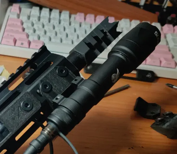 Giá Gắn Đèn Scout 45 Độ Cho Ray M-LOK - Image 1