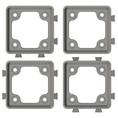 Dovetail Gridfinity Base - Multiple Dovetail Options