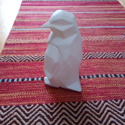 Đèn chim cánh cụt low poly