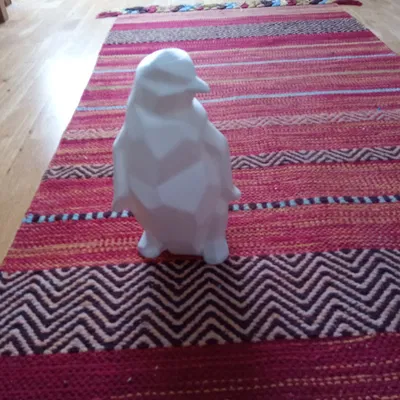 Đèn chim cánh cụt low poly