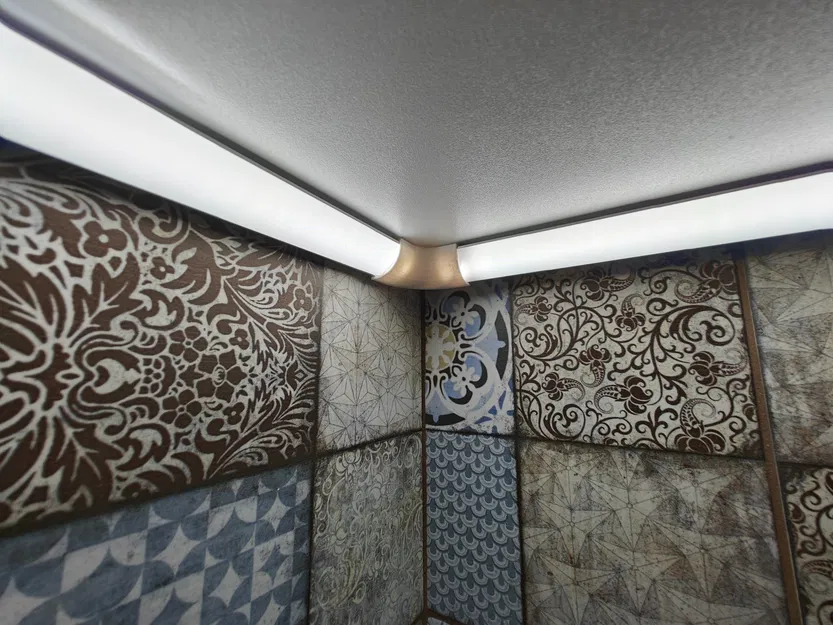 Miếng nối góc cho dải đèn LED cong - Image 1