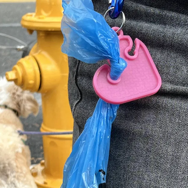 Dog Poop Bag Holder Heart - Image 1