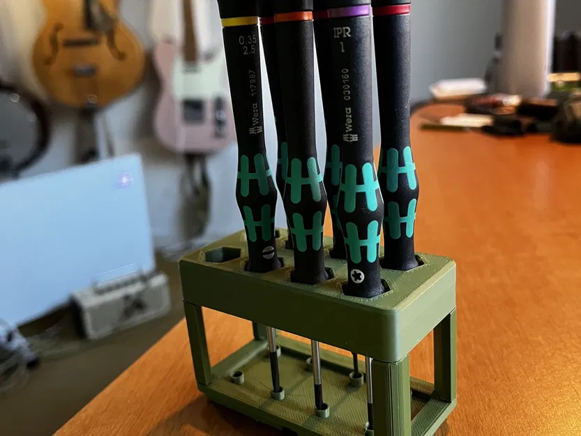 Kệ Tua Vít Wera Gridfinity 1x2 (chân ngắn) - Image 2