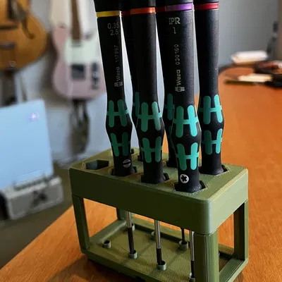 Kệ Tua Vít Wera Gridfinity 1x2 (chân ngắn)