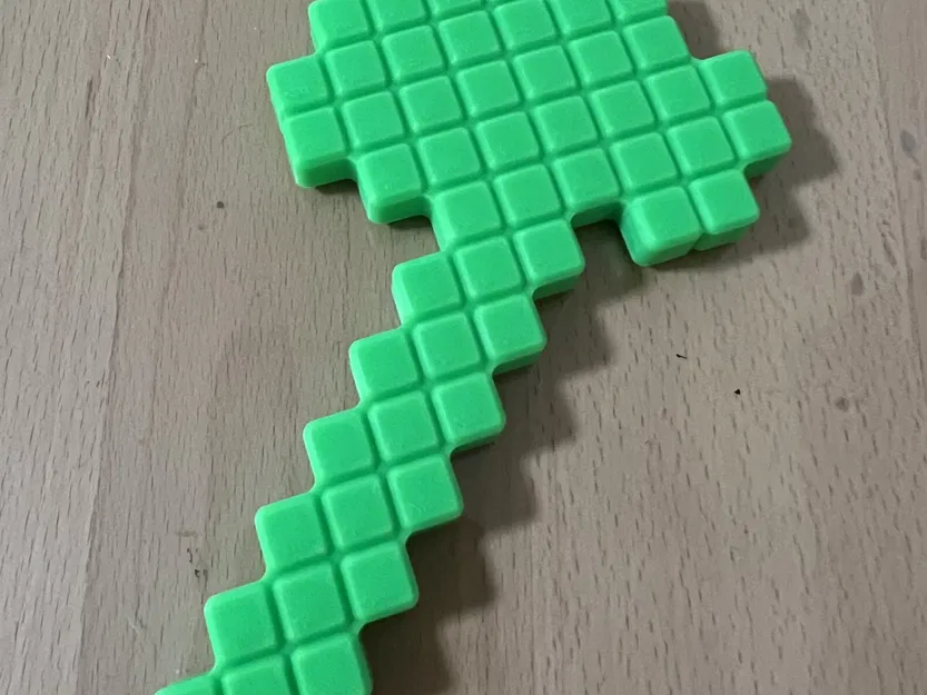 Các món đồ Minecraft (rìu, kiếm, xẻng, cuốc, mai/búa) - Image 2