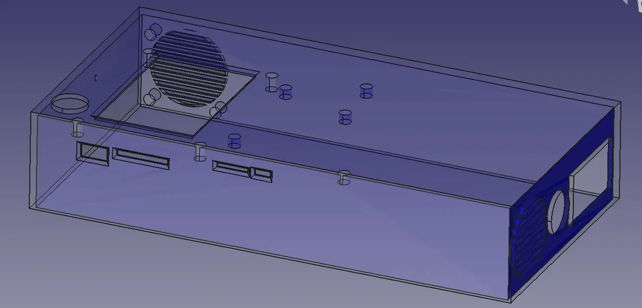 Thùng Máy Ngoài Hoàn Chỉnh Cho Bo Mạch Điều Khiển BIGTREETECH SKR Mini E3 V3.0 + Màn Hình Cảm Ứng TFT35 E3 V3.0.1 + Nguồn Meanwell - Image 1