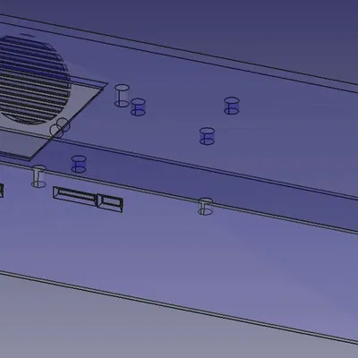 Thùng Máy Ngoài Hoàn Chỉnh Cho Bo Mạch Điều Khiển BIGTREETECH SKR Mini E3 V3.0 + Màn Hình Cảm Ứng TFT35 E3 V3.0.1 + Nguồn Meanwell