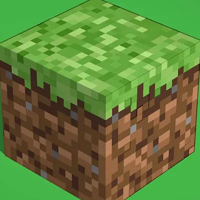 Logo Minecraft 3D