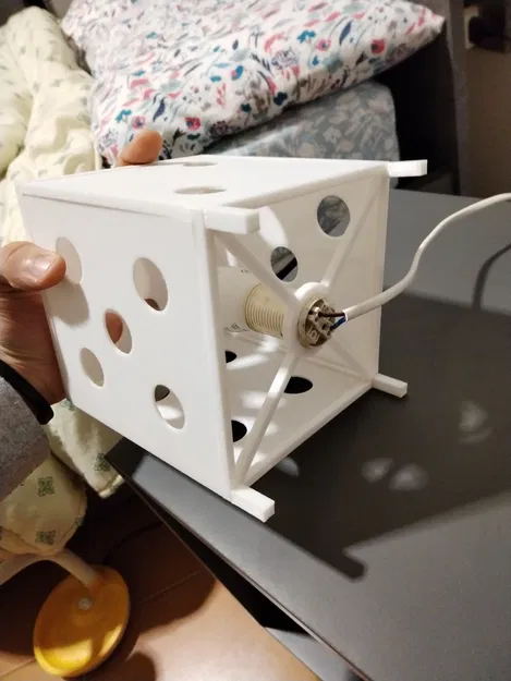 Đèn Trụ Xí Ngầu - Dice Lamp - Image 6