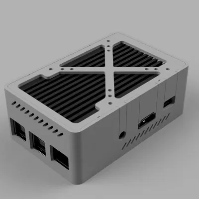 Vỏ Case Cho Rock Pi 4 (Có Tản Nhiệt)