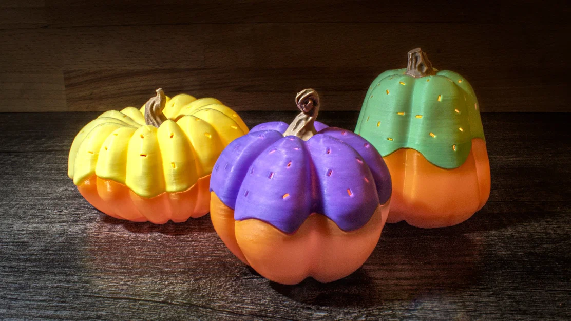 Bộ Ba Bí Ngô Lễ Tạ Ơn Dễ Thương - Image 1