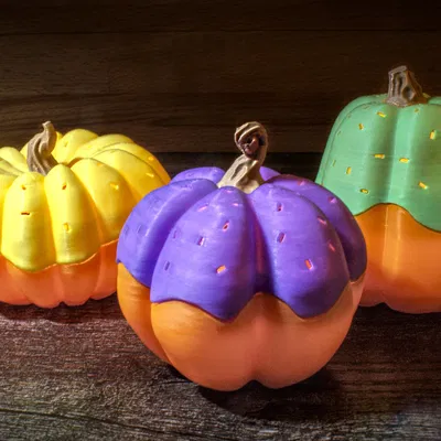 Bộ Ba Bí Ngô Lễ Tạ Ơn Dễ Thương