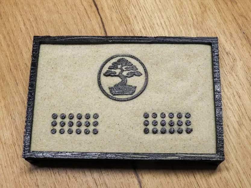 Bàn Zen mini với biểu tượng và phụ kiện trang trí - Image 4