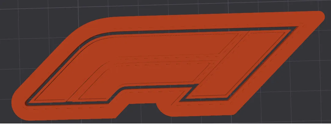 Khuôn cắt bánh quy logo F1 - Image 2