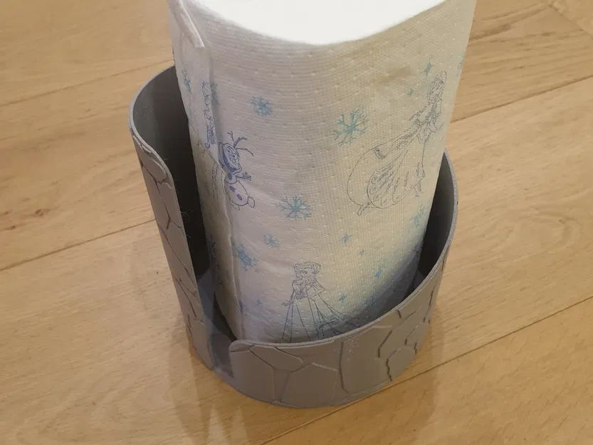 Giá Đỡ Khăn Giấy Xoắn Ốc Họa Tiết Đá - Image 3