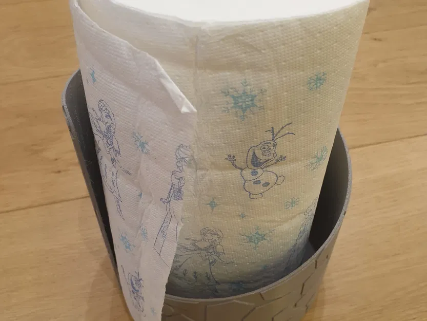 Giá Đỡ Khăn Giấy Xoắn Ốc Họa Tiết Đá - Image 4