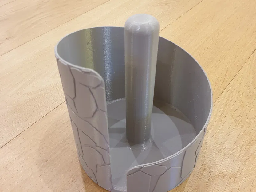 Giá Đỡ Khăn Giấy Xoắn Ốc Họa Tiết Đá - Image 6