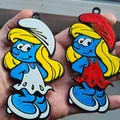 Móc khóa Smurfette nhiều lớp - Thumbnail 2