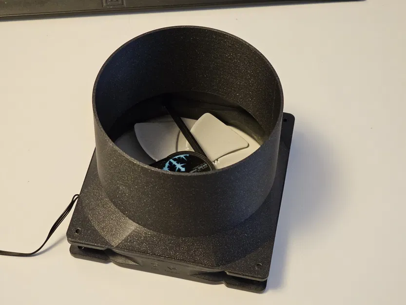 Bộ Chuyển Đổi Quạt 140mm Sang Ống Xoắn PVC 125mm - Image 3